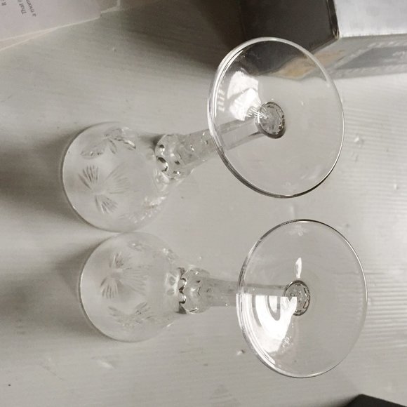 10" Tall Waterford ❤️ 5 Universal Wishes -Millennium Collection 2 Crystal Flutes - Picture 6 of 11